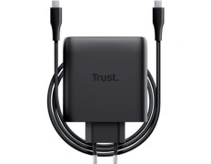 Cargador de Pared GaN Trust Maxo 100W/ 2xUSB Tipo-C/Incluye Cable USB Tipo-C