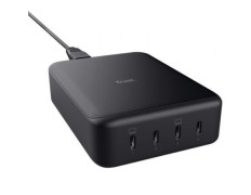Cargador de Pared GaN Trust Maxo/ 4xUSB Tipo-C/ 240W/ Automático