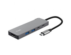 Docking USB Tipo-C Trust Dalyx 2xUSB 1xHDMI 4K - Accesorio Portátil