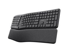 Teclado Inalámbrico Ergonómico Trust Keyra Multidispositivo vía Bluetooth