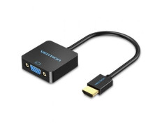 Conversor Vention ACPBB/ HDMI Macho - VGA Hembra/ 15cm - Negro