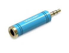Adaptador Jack Vention VAB-S04-L Macho 3.5 a Hembra 6.5 - Versátil Conexión de Audio