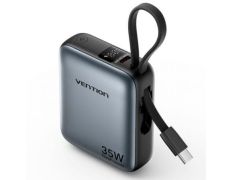 Powerbank Vention 10000mAh Gris FHEH0/35W - Accesorio para SmartPhones