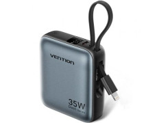 Powerbank 10000mAh Vention FHFN0/ 35W/ Gris