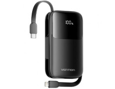Powerbank Vention 10000mAh 22.5W - Color Negro