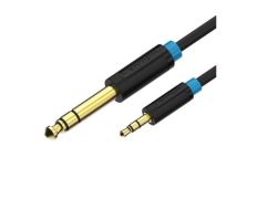 Cable Estéreo Vention BABBI - Jack 6.5 Macho a Jack 3.5 Macho, 3m