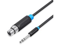 Cable Estéreo Jack 6.5 Macho - XLR Hembra Vention 1m