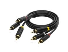 Cable Estéreo Vention 3x RCA Macho - 3x RCA Macho/ 2m