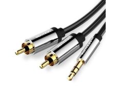 Cable Estéreo Vention Jack 3.5 Macho a 2x RCA Macho - 5m