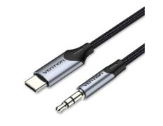 Cable Conversor Audio Vention BGKHF/ USB Tipo-C Macho - Jack 3.5 Macho/ 1m