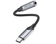 Conversor Vention Jack 3.5 Hembra a USB Tipo-C Macho 1m