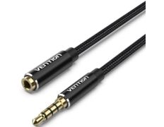 Cable Estéreo Vention Jack 3.5 Macho a Jack 3.5 Hembra 2m