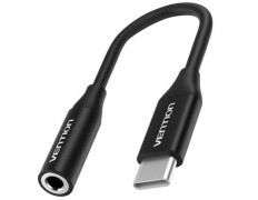 Conversor Vention Jack 3.5 Hembra a USB Tipo-C Macho/ 10cm