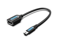 Cable USB 2.0 Vention CCUBB/ USB Mini-B Macho - USB Hembra/ 480Mbps/ 15cm