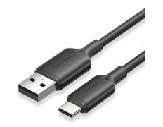 Cable USB Tipo C Vention CTQBF 2.0 - USB Tipo C Macho a USB Macho 60W 480Mbps 1m