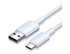 Cable USB 2.0 Tipo-C Vention CTQLF/ USB Tipo-C Macho - USB Macho/ Hasta 60W/ 480Mbps/ 1m - Azul