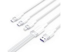 Cable USB Vention Lightning 2.0 / USB Macho Tipo-C Macho - MicroUSB Macho - Lightning Macho / 1.5m