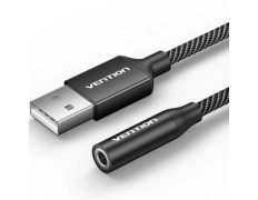 Conversor Vention Jack 3.5 Hembra a USB Macho - 1m