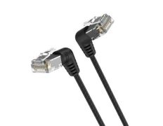 Cable de Red RJ45 UTP Vention IBOBD Cat.6A/ 50cm/ Cabeza Rotatoria 360º