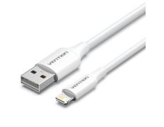 Cable USB 2.0 Lightning Vention LAIWF 1m - Velocidad 480Mbps - Conector USB Macho a Lightning Macho