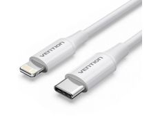 Cable USB 2.0 Tipo-C Lightning Vention LAJWF - USB Tipo-C Macho a Lightning Macho/ 27W/ 480Mbps/ 1m