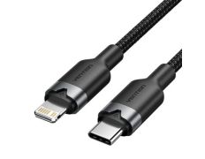 Cable USB Tipo-C Vention LALBH/ USB Tipo-C Macho - Lightning Macho 27W/ 480Mbps/ 2m
