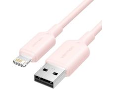 Cable USB 2.0 Lightning Vention LAMPH/ USB Macho - Lightning Macho/ 480Mbps/ 2m