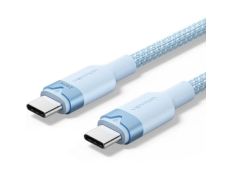 Cable USB 2.0 Tipo-C 5A Vention TRISF/ USB Tipo-C Macho - USB Tipo-C Macho/ Hasta 240W/ 480Mbps/ 1m