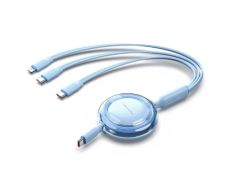 Cable USB Tipo-C 2.0 5A Vention TRJSBE/ USB Tipo-C Macho - 3x USB Tipo-C Macho/ Hasta 100W/ 480Mbps/ 1.1m