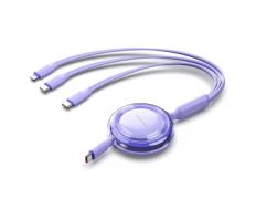Cable USB Tipo-C 2.0 5A Vention TRKVBE/ USB Tipo-C Macho - 3x USB Tipo-C Macho/ Hasta 100W/ 480Mbps/ 1.1m