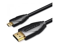 Cable HDMI Vention VAA-D03-B100/ HDMI Macho - Micro HDMI Macho/ 1m