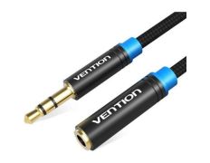 Cable de Audio Estéreo Vention 3.5mm Macho a Hembra 2m