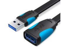 Cable Alargador USB 3.0 Vention VAS-A13-B300 3m (Macho a Hembra) 5Gbps