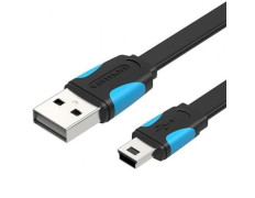 Cable USB 2.0 Vention VAS-A14-B050 MiniUSB Macho a USB Macho 480Mbps 50cm