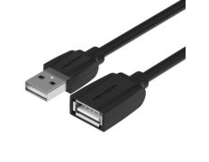 Cable Alargador USB 2.0 Vention VAS-A44-B100/ USB Macho - USB Hembra/ 1m