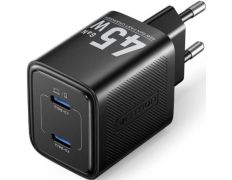 Cargador de Pared GaN Vention FEFB0-EU/ 2xUSB Tipo-C