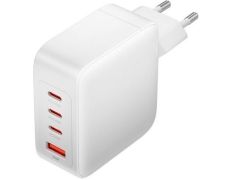 Cargador de Pared GaN Vention FEIW0-EU con 3xUSB Tipo-C y Cable USB Tipo-C