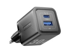 Cargador de Pared GaN Vention con 1xUSB Tipo-C y 1xUSB