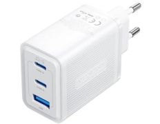 Cargador de Pared GaN Vention FERW0-EU/ 2xUSB Tipo-C/ 1xUSB - 65W