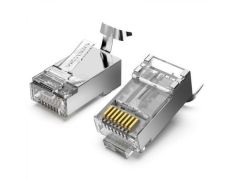 Conector RJ45 Cat.7 FTP Vention - Ideal para Conectividad de Redes