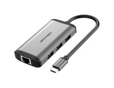 Docking USB Tipo-C Vention CNCHB/ 1xHDMI 4K/ 3xUSB/ 1xUSB Tipo-C PD/ 1xRJ45