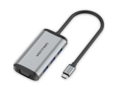 Docking USB Tipo-C Vention TGSHB con HDMI 4K y VGA