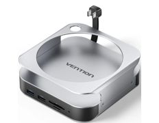 Docking Station Mac Mini USB Tipo-C Vention Ranura SSD M.2 4xUSB 1xUSB Tipo-C 1xDisplayPort 4K 1xLector Tarjetas