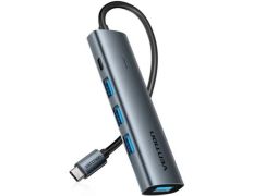 Hub USB Tipo-C 3.0 Vention TGZHB - 3 Puertos USB - 1 Puerto Carga Rápida Tipo-C PD
