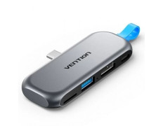 Docking Sin Cables USB Tipo-C Vention THYH0/ 1xUSB/ 1xHDMI/ 1xUSB Tipo-C PD/ 1xLector de Tarjetas