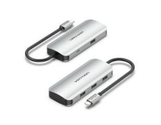 Hub USB Tipo-C Vention con 4 Puertos USB Adicionales