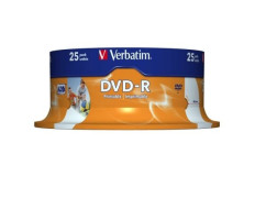 DVD-R Verbatim Imprimible 16X - Tarrina-25uds