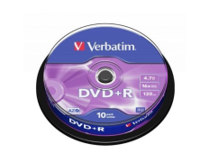 DVD+R Verbatim Advanced AZO 16X - Tarrina-10uds