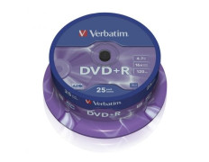 DVD+R Verbatim Advanced AZO 16X - Tarrina-25uds