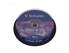 DVD+R Doble Capa Verbatim Advanced AZO 8X - Tarrina-10uds